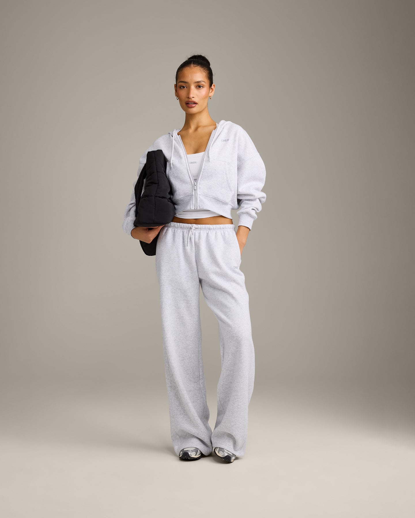 Foundations All Season Straight Leg Joggers | Grey Marl