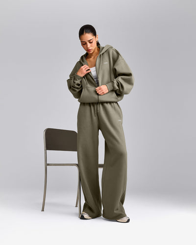 Foundations All Season Zip Up Hoodie | Alpine Green