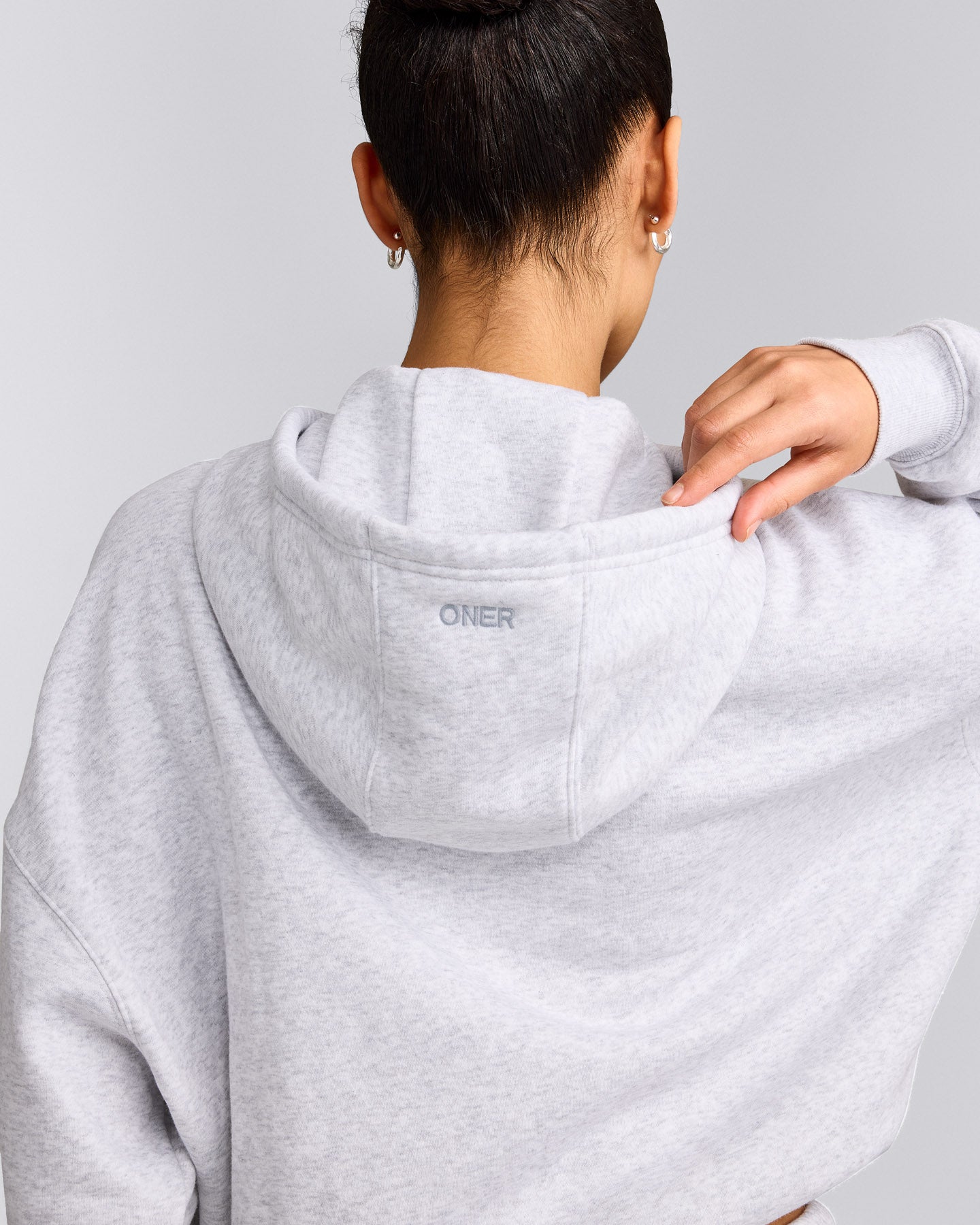 Foundations All Season Zip Up Hoodie | Grey Marl