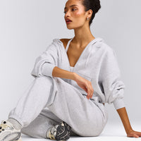 Foundations All Season Zip Up Hoodie | Grey Marl