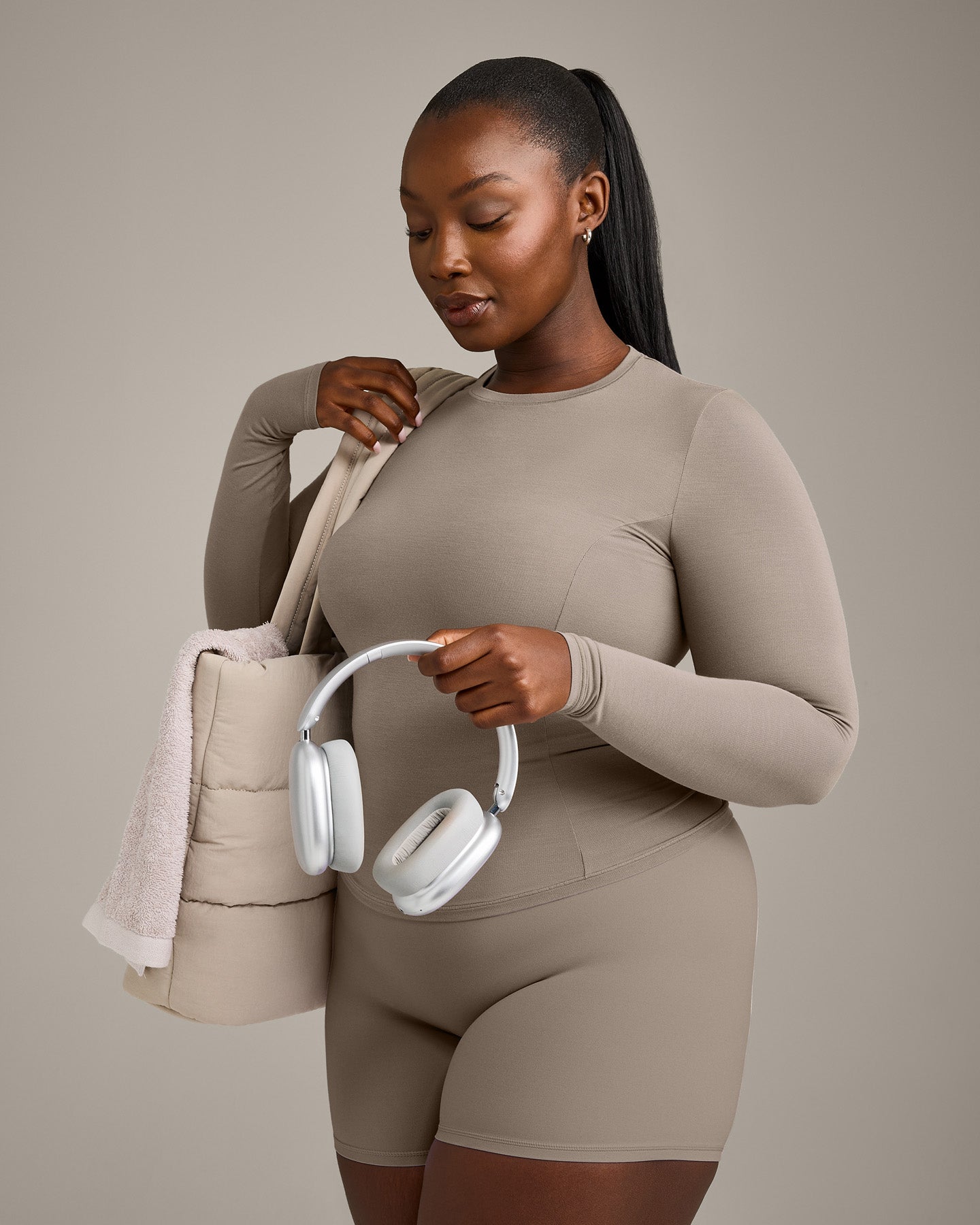 Mellow™ Motion Crew Neck Long Sleeve Top | Warm Minky