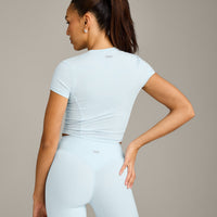 Mellow™ Motion Crew Neck Mid Top | Cloud Blue