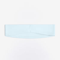 SoftMotion™ Headband with Grey Logo | Cloud Blue