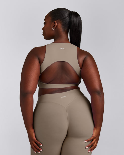SoftMotion™ High Neck Sports Bra | Minky