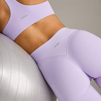 SoftMotion™ Flared Bottoms with Grey Logo | Lavender Purple