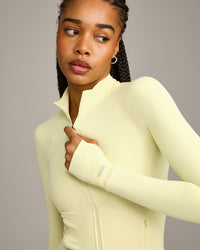SoftMotion™ Jacket with Grey Logo | Pastel Yellow
