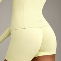 SoftMotion™ Jacket with Grey Logo | Pastel Yellow