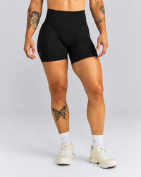 EnhanceLift™ Seamless High Rise Shorts New Branding | Black