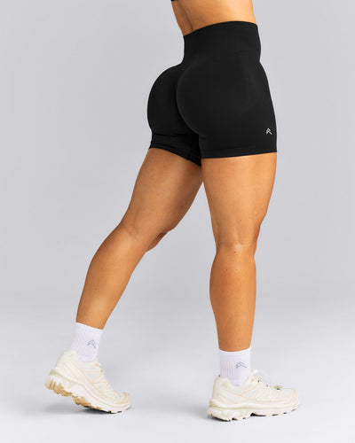 EnhanceLift™ Seamless High Rise Shorts New Branding | Black