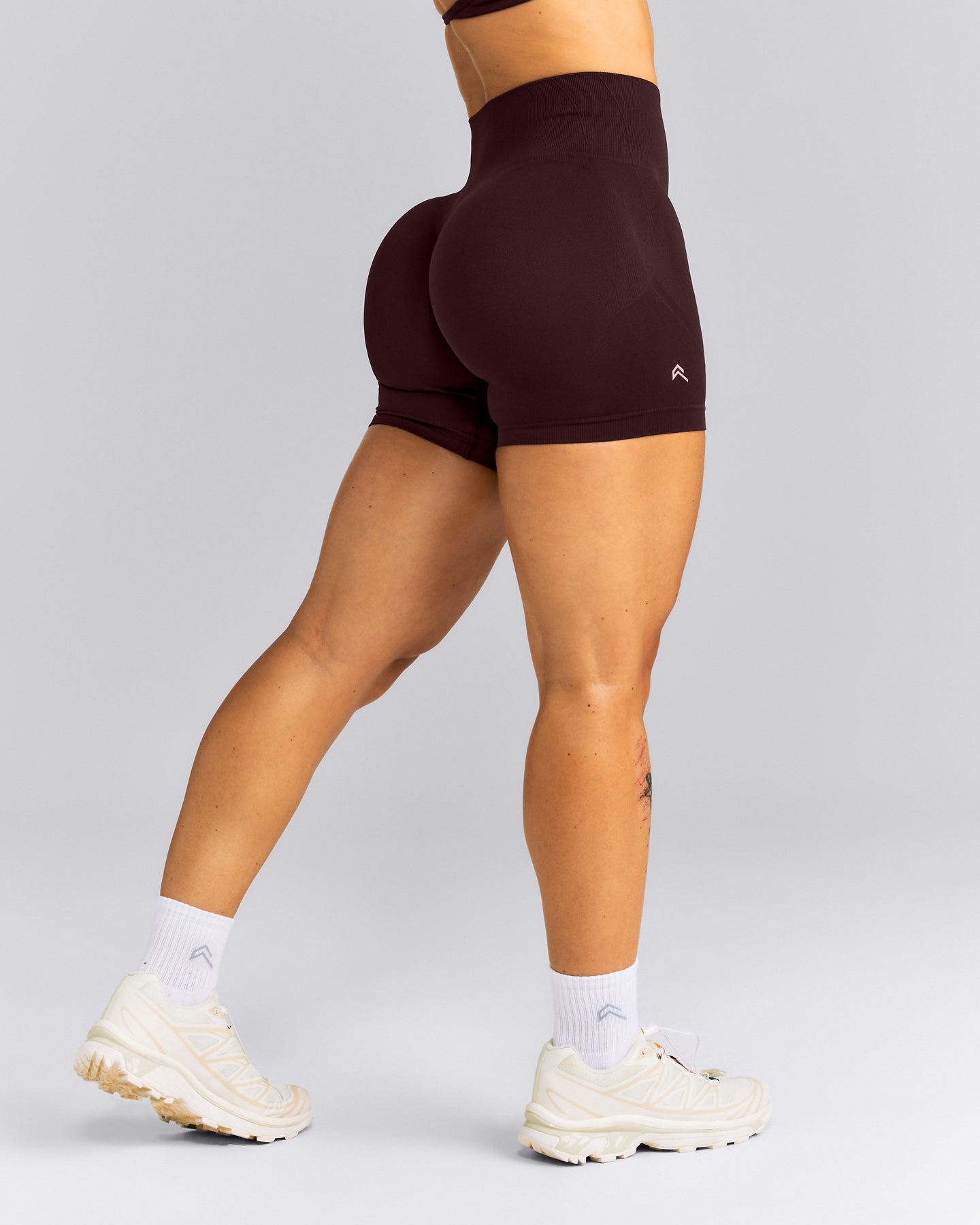 EnhanceLift™ Seamless High Rise Shorts New Branding | Plum Brown