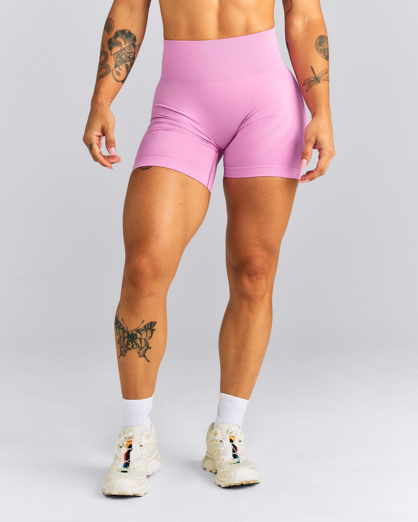 EnhanceLift™ Seamless High Rise Shorts New Branding | Rose Pink