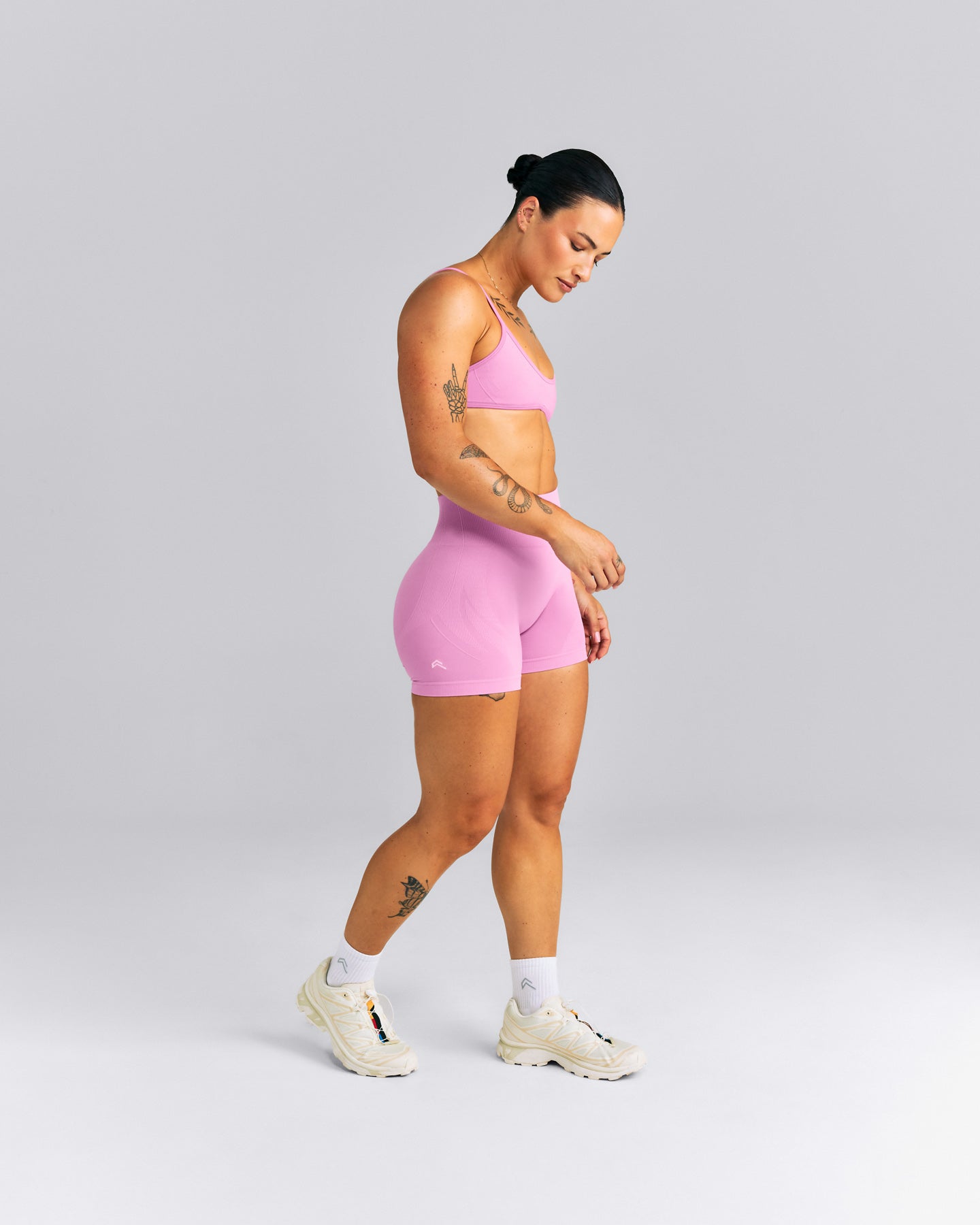 EnhanceLift™ Seamless High Rise Shorts New Branding | Rose Pink