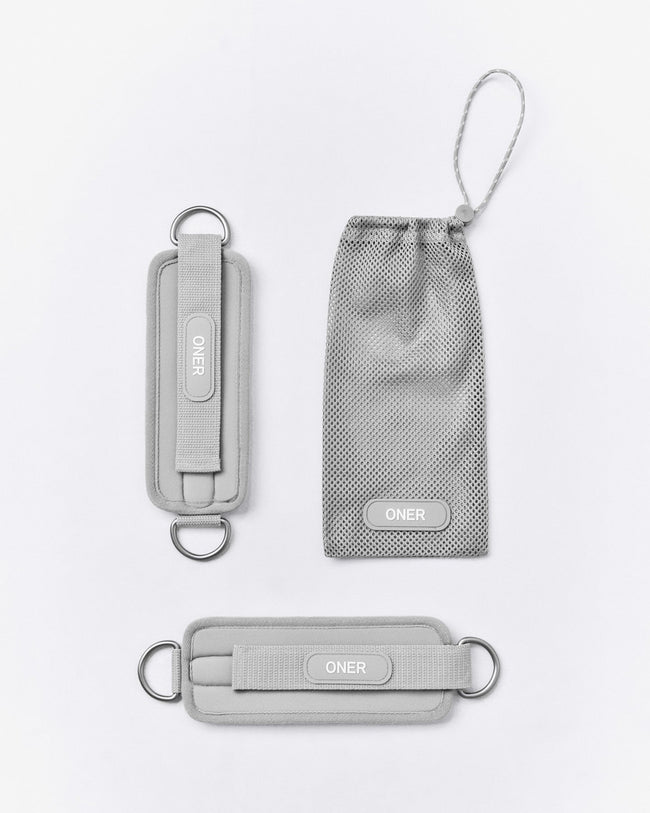 Ankle Straps New Branding | Platinum Grey
