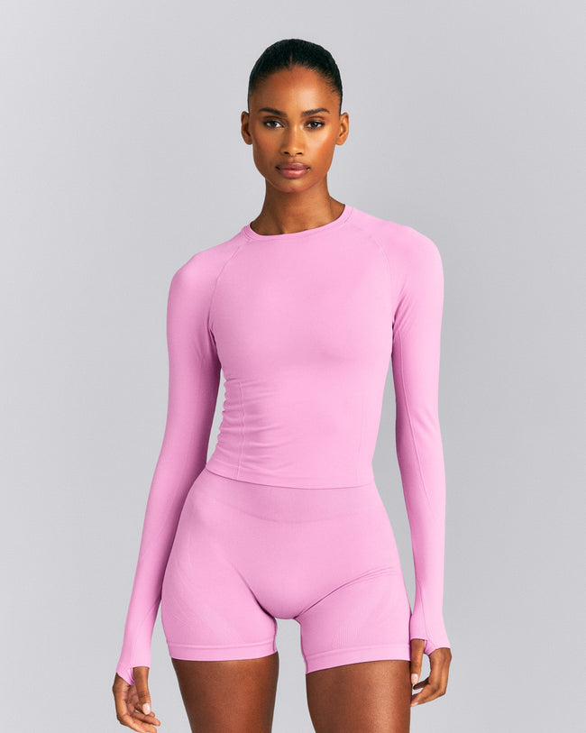 Oner Seamless Fitted Long Sleeve Top New Branding | Rose Pink