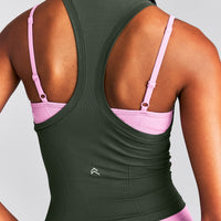 Oner Seamless Fitted Tank Top New Branding | Dark Khaki