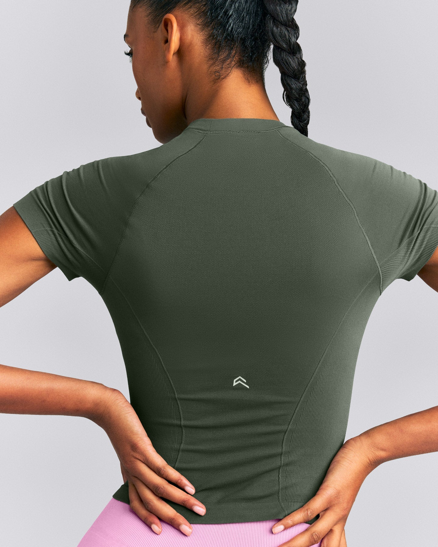 Oner Seamless Fitted Top New Branding | Dark Khaki