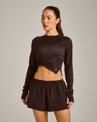 PrecisionMove™ Long Sleeve Top | 70% Cocoa
