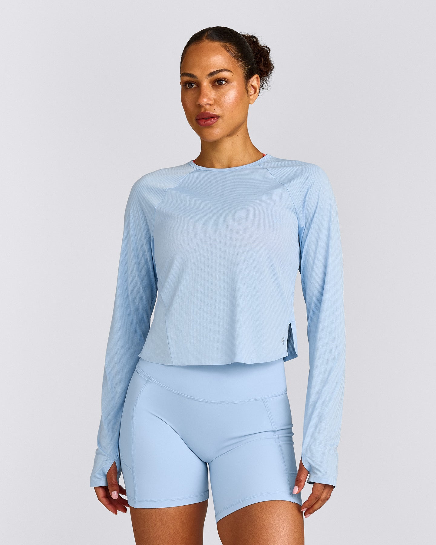 PrecisionMove™ Long Sleeve Top | Powdered Blue