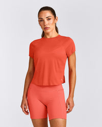 PrecisionMove™ Short Sleeve Top | Coral