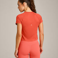 PrecisionMove™ Short Sleeve Top | Coral