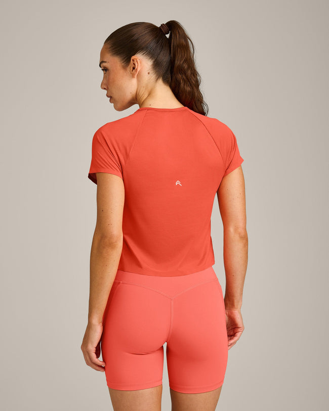 PrecisionMove™ Short Sleeve Top | Coral