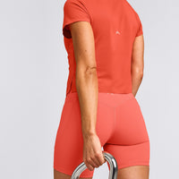 PrecisionMove™ Short Sleeve Top | Coral