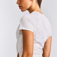 PrecisionMove™ Short Sleeve Top | White