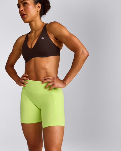 UnifiedMove™ Pocket Shorts 6" with Bonding with Reflective Logo | Citrus Green