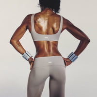 SoftMotion™ Fold Over Mid Rise Straight Leg Pants | Zinc Grey
