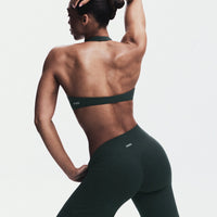SoftMotion™ Straight Leg Pants with Grey Logo | Emerald Noir
