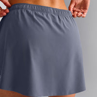 AirMove™ Skort with Pockets | Granite Blue