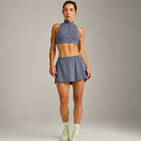 EasyLift™ Zip High Neck Sports Bra New Branding | Dark Granite Blue