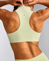 EasyLift™ Zip High Neck Sports Bra | Meadow Mist Green