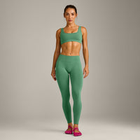 EffortlessLift™ Seamless Mid Rise Leggings New Branding | Frosted Emerald