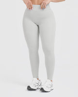 Timeless High Waisted Leggings | Light Grey