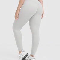 Timeless High Waisted Leggings | Light Grey