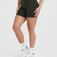 Timeless High Waisted Shorts 6" | Khaki