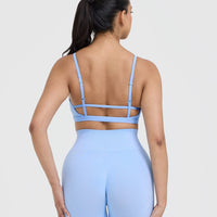 Timeless Strappy Bralette | Powdered Blue