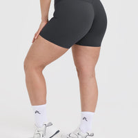 UnifiedMove™ High Waisted Shorts 6" | Coal