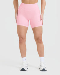 Unified High Waisted Shorts | Petal Pink
