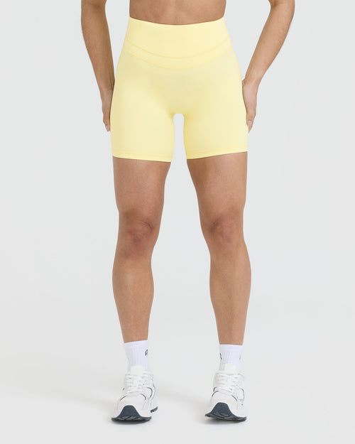 Oner Modal Unified High Waisted Shorts | Sherbert Yellow