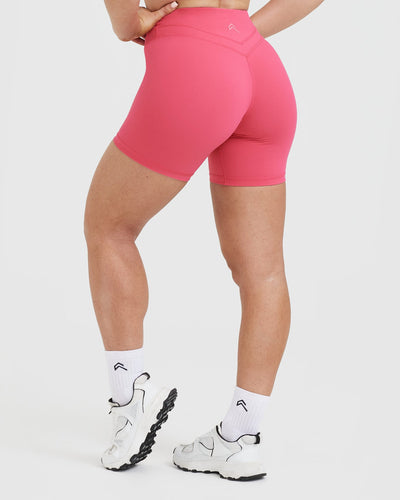 UnifiedMove™ High Waisted Shorts 6" | Velvet Pink
