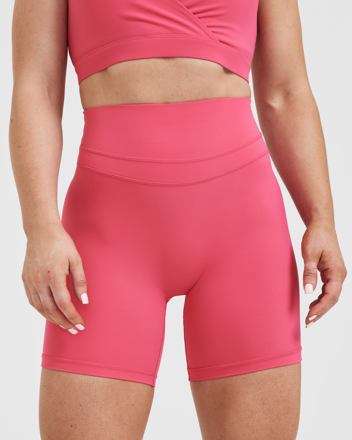 UnifiedMove™ High Waisted Shorts 6" | Velvet Pink