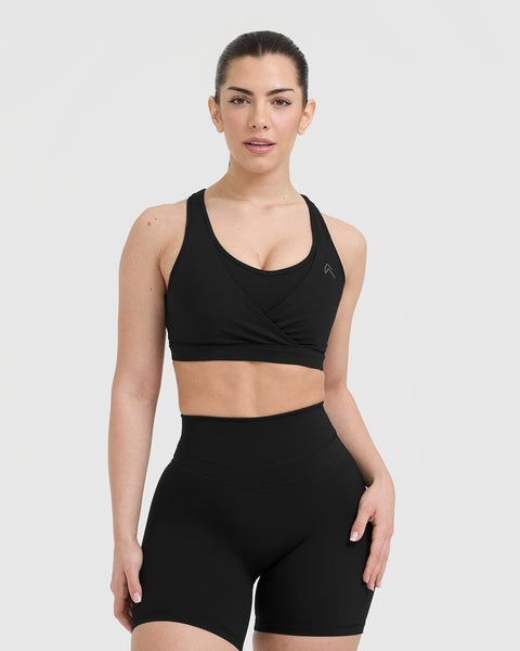 Unified Layered Sports Bra Black