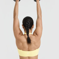 Unified Twist Sports Bra | Sherbert Yellow