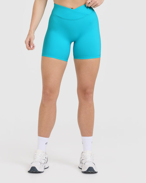Oner Modal Unified Wrap Shorts | Aqua Blue