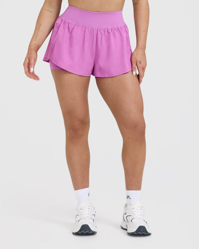 Unified Double Layer Shorts | Orchid Purple