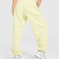 Foundations Oversized Oner 25 Joggers | Pastel Yellow