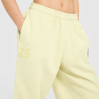 Foundations Oversized Oner 25 Joggers | Pastel Yellow