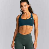 EasyLift™ Cross Back Sports Bra New Branding | Dark Oil Blue